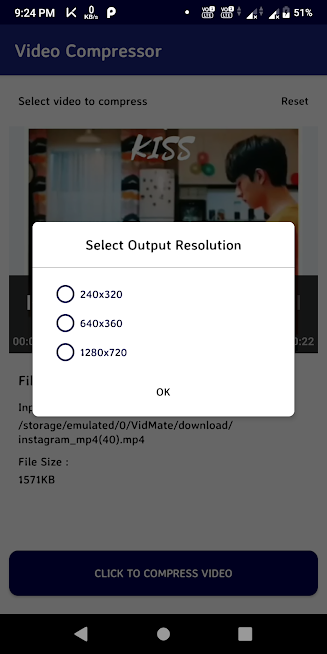 Video Compressor App